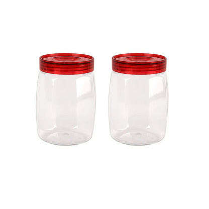 Cello Cookie Oval Plastic Storage Jar with Lid - 5