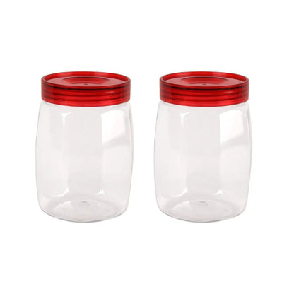 Cello Cookie Oval Plastic Storage Jar with Lid - 2