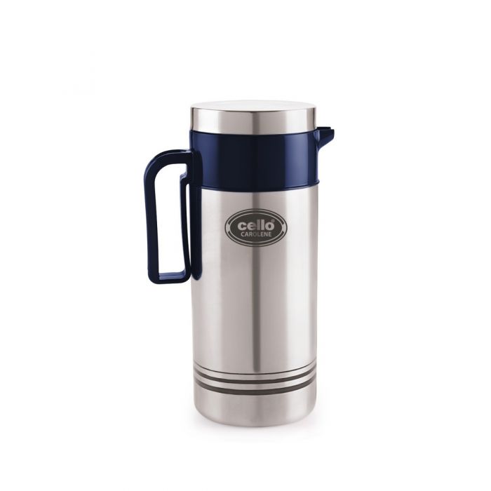 Cello Carolene Tuff Steel Insulated Jug | Silver | 1 Pc