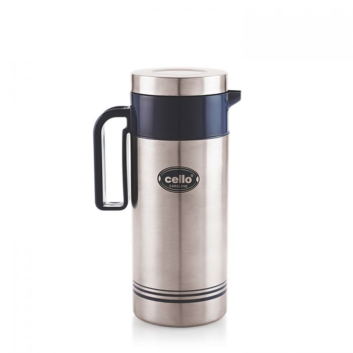 Cello Carolene Tuff Steel Insulated Jug | Silver | 1 Pc