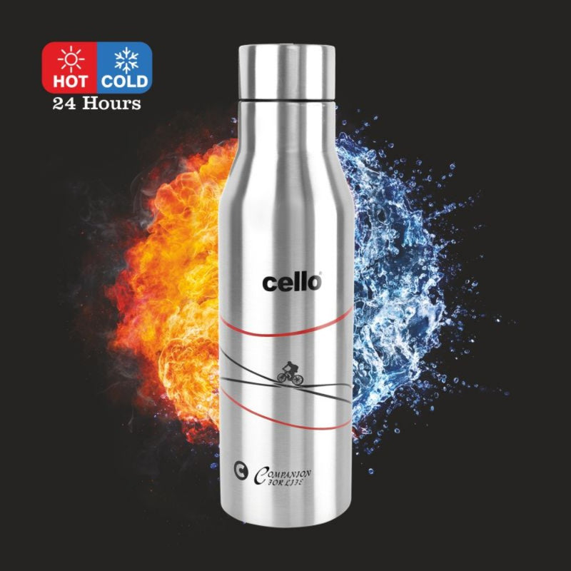 Cello Refresh Stainless Steel 900 ML Vacusteel Water Bottle - 8