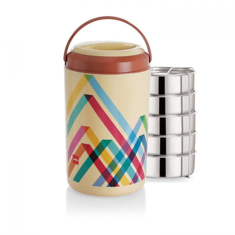 Cello Ranger Insulated Stainless Steel Tiffin - 6