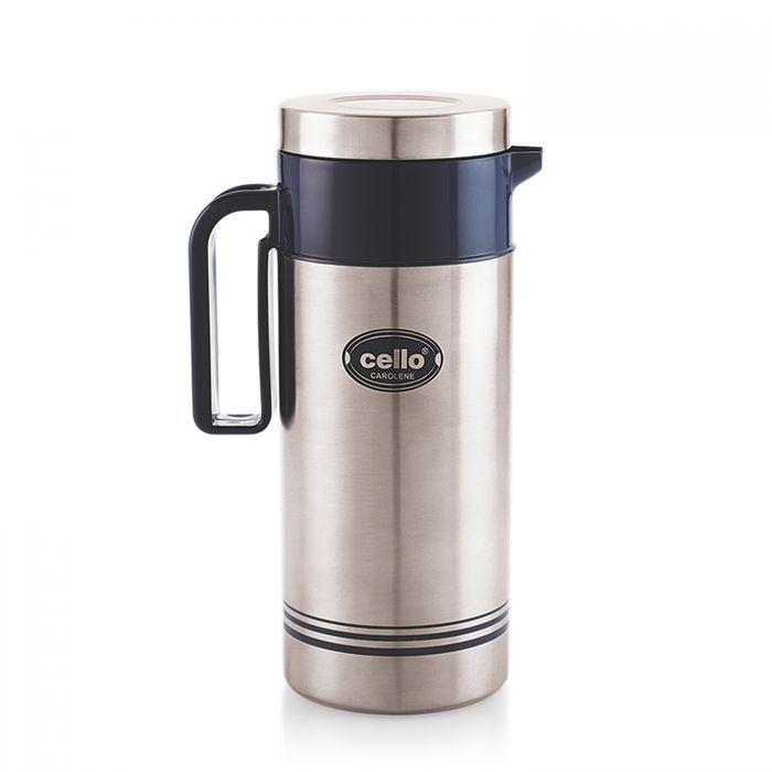 Cello Carolene Tuff Steel Insulated Jug | Silver | 1 Pc