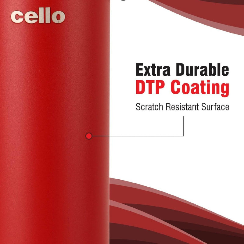 Cello Duro Hector 1100 ML Vacuum Insulated Stainless Steel Water Bottle - 12
