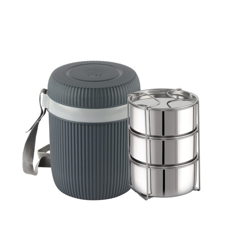 Cello Wow Insulated Lunch Box with Stainless Steel Container | 3 Or 4 Container | Office and School Tiffin from RasoiShop