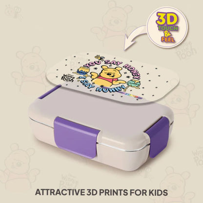 Cello Kidzbee Magnus Plastic Insulated Kids Lunch Box with Inner Steel - 12