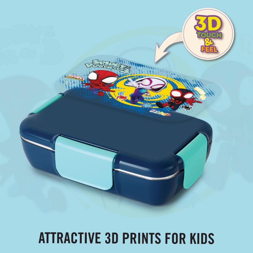 Cello Kidzbee Magnus Plastic Insulated Kids Lunch Box with Inner Steel - 5