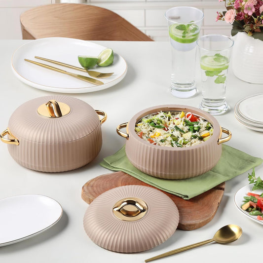 Cello Aurum Luxury Inner Stainless Steel Insulated Casserole Set - 1