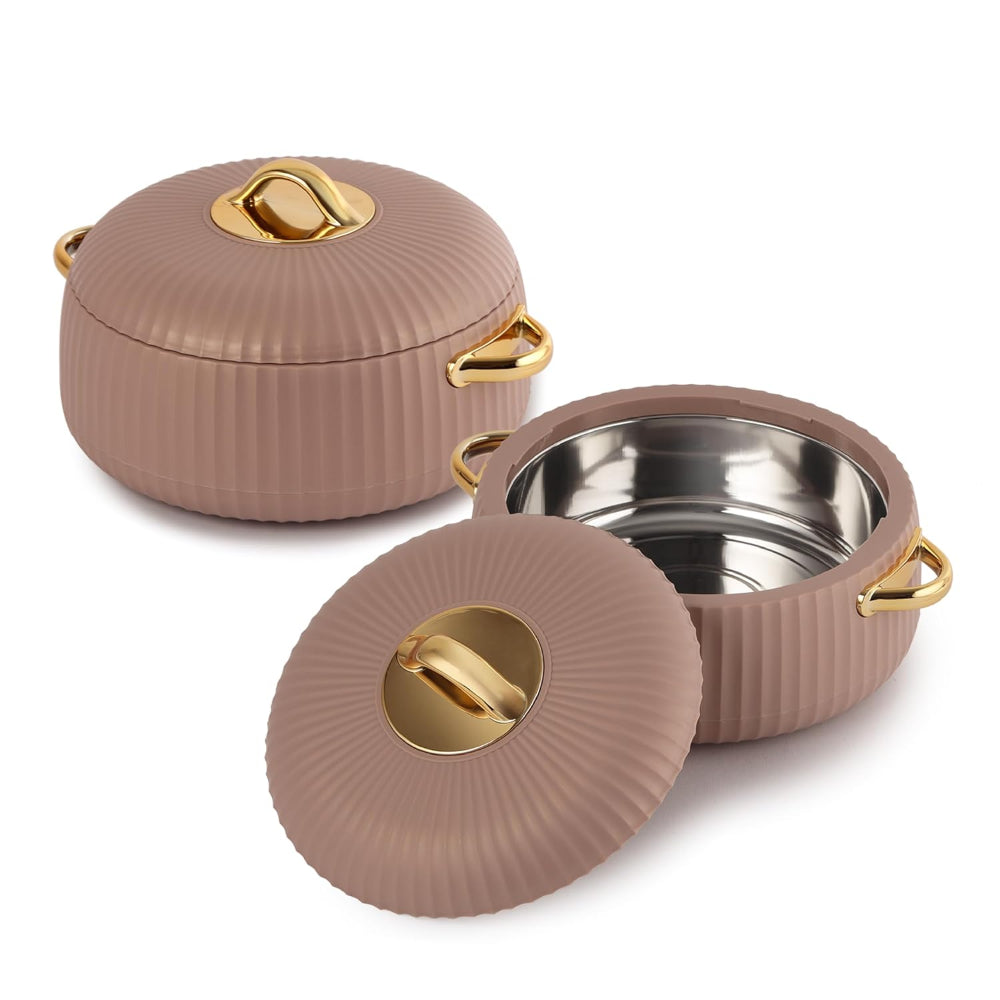 Cello Aurum Luxury Inner Stainless Steel Insulated Casserole Set - 4