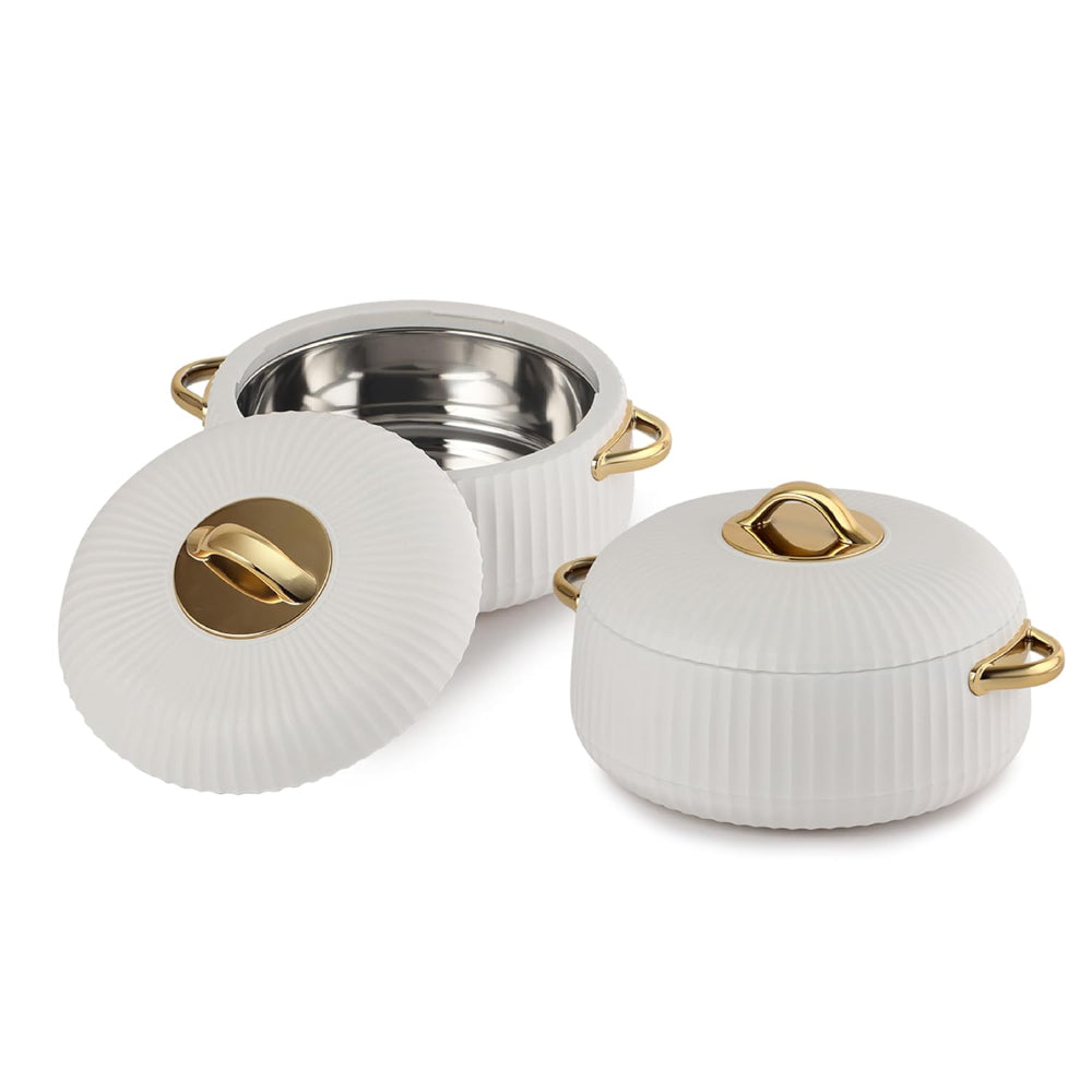 Cello Aurum Luxury Inner Stainless Steel Insulated Casserole Set - 5