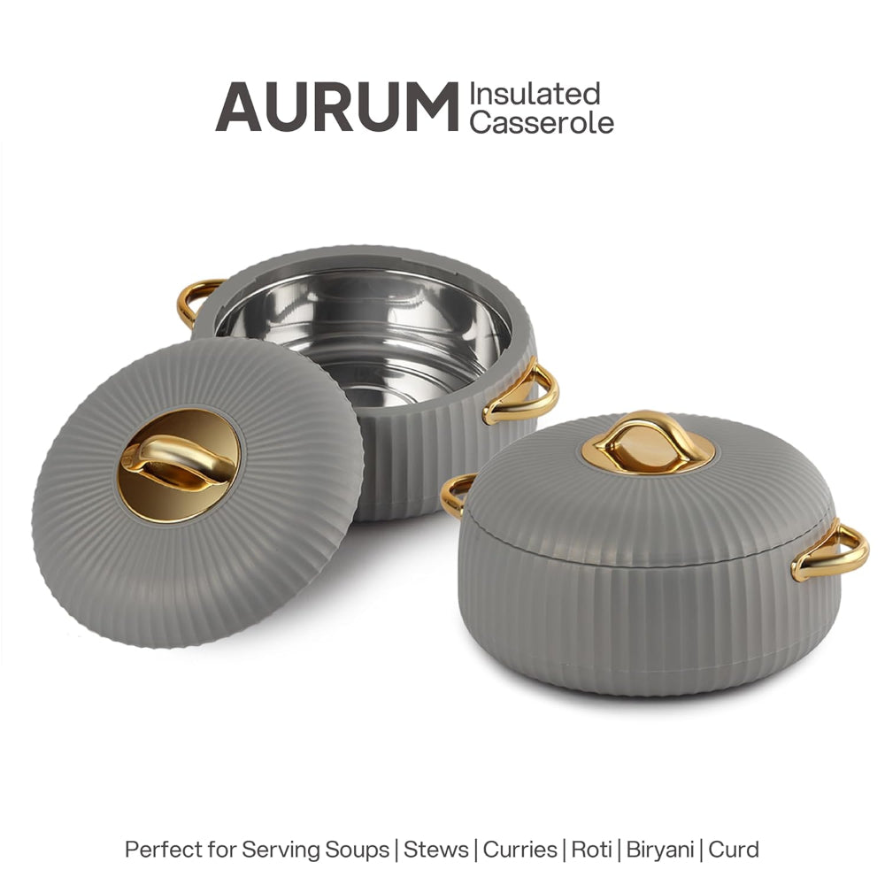 Cello Aurum Luxury Insulated Casserole Set - 7