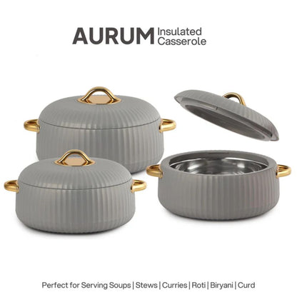 Cello Aurum Luxury Insulated Casserole Set - 7