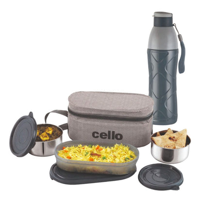 Cello Zion Gift Set – Insulated Tiffin Box with Bottle - 2