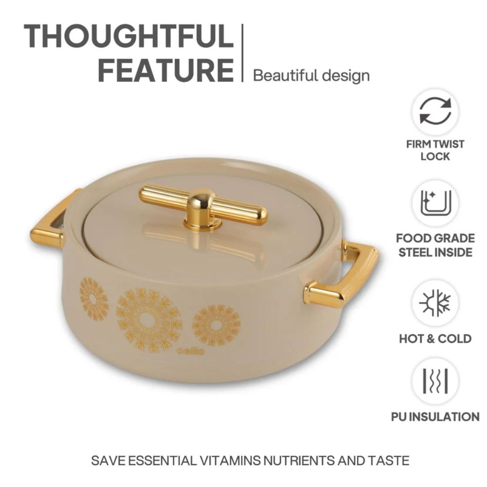 Cello Jewel 1500 ML Insulated Casserole - 12