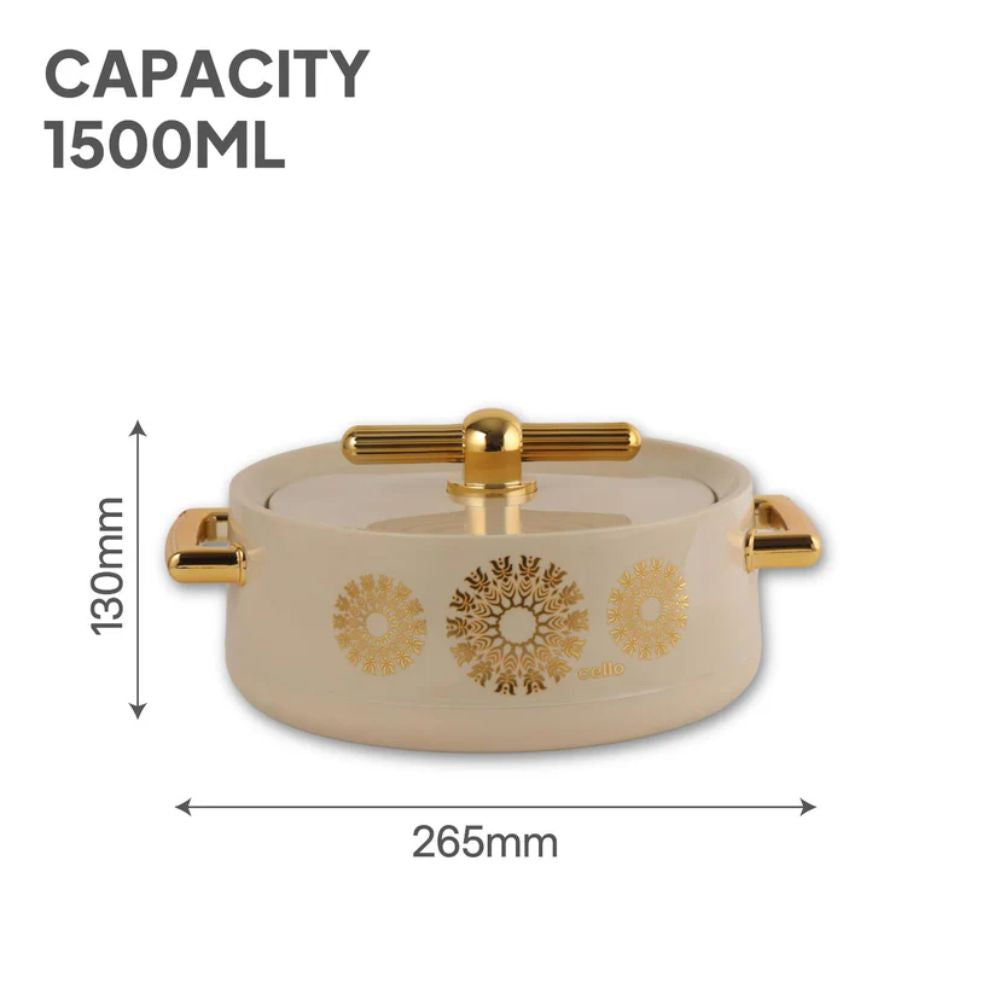 Cello Jewel 1500 ML Insulated Casserole - 9