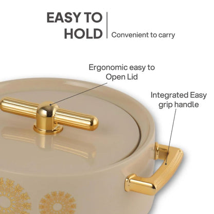 Cello Jewel Inner Stainless Steel Insulated Casserole Set - 7