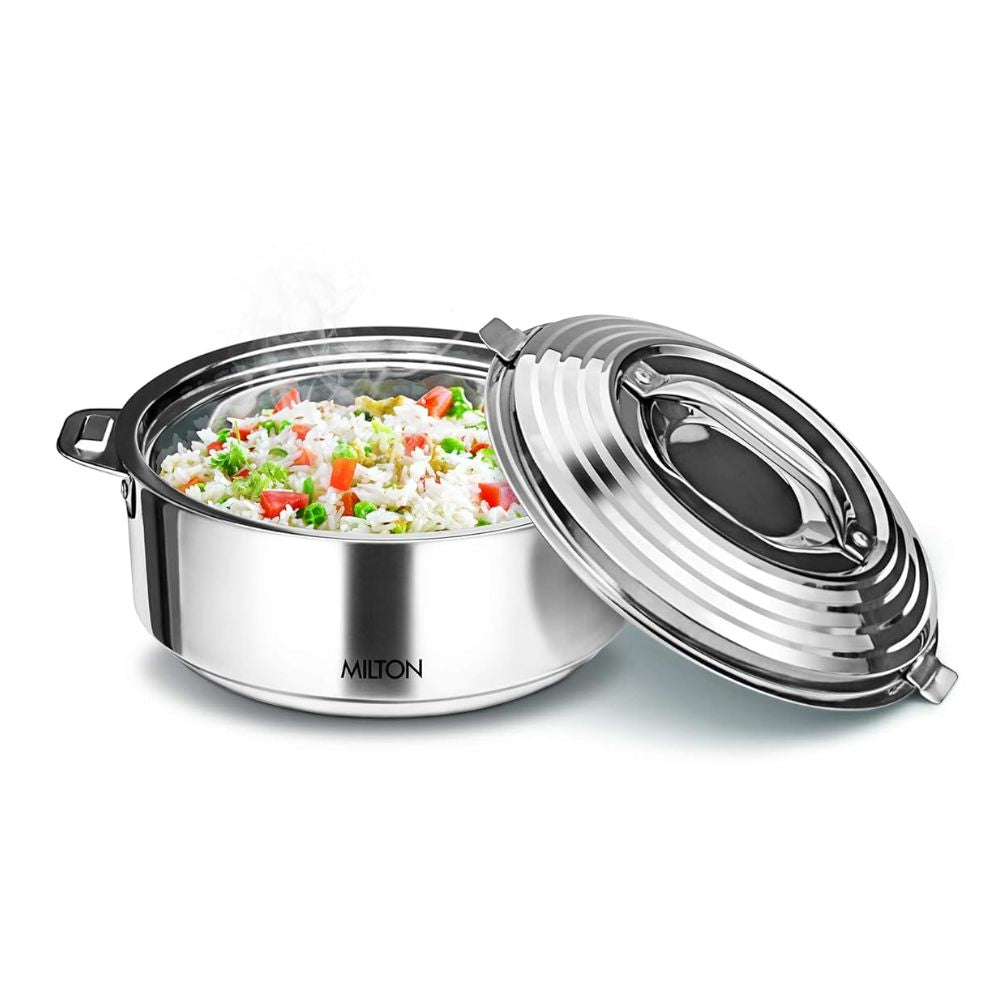 Milton Galaxia Insulated Stainless Steel Casserole | Hot & Cold | Silver