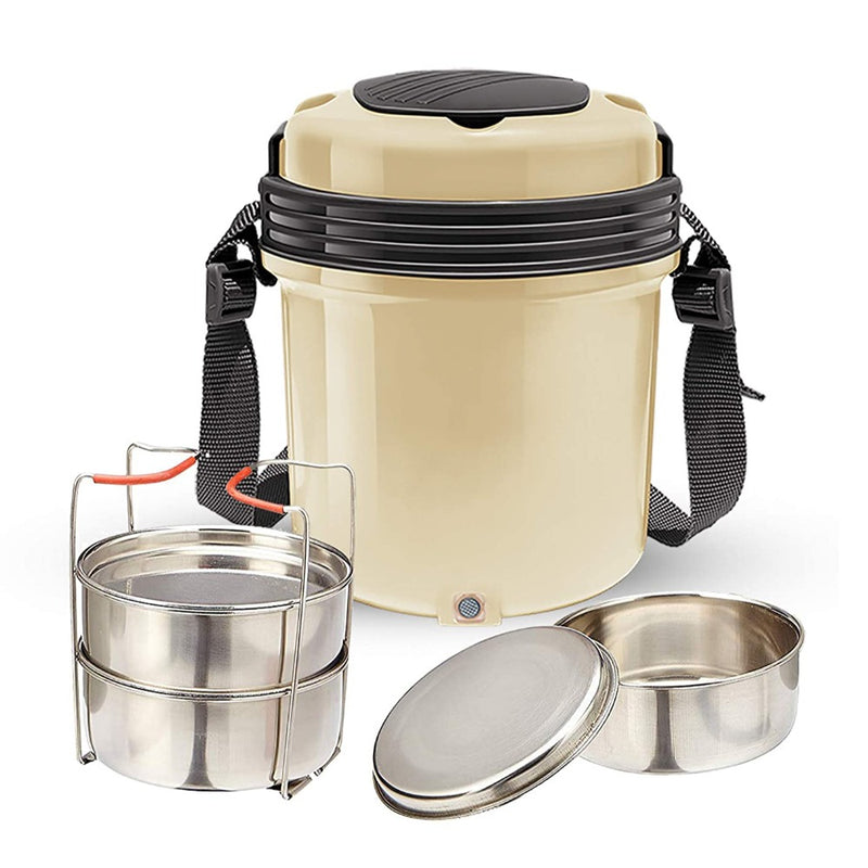 Milton Electron Insulated Stainless Steel Electric Tiffin Box - 9