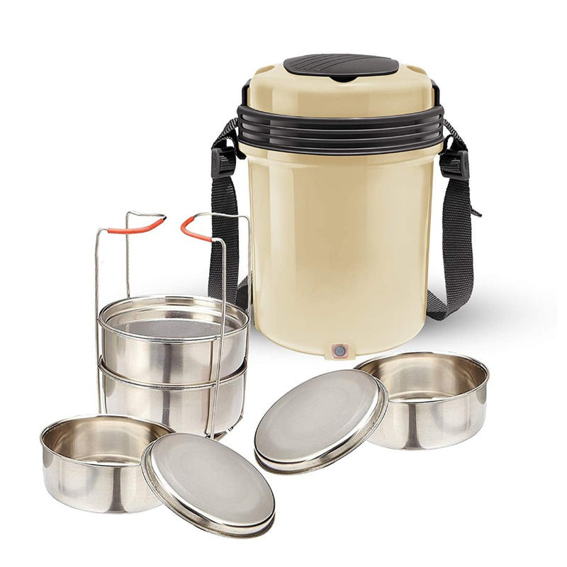 Milton Electron Insulated Stainless Steel Electric Tiffin Box - 18