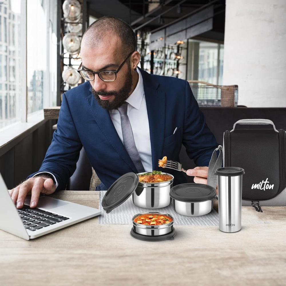 Milton Tasty 3 Stainless Steel Combo Lunch box - 11