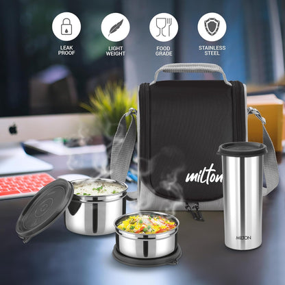 Milton Tasty 3 Stainless Steel Combo Lunch box - 6