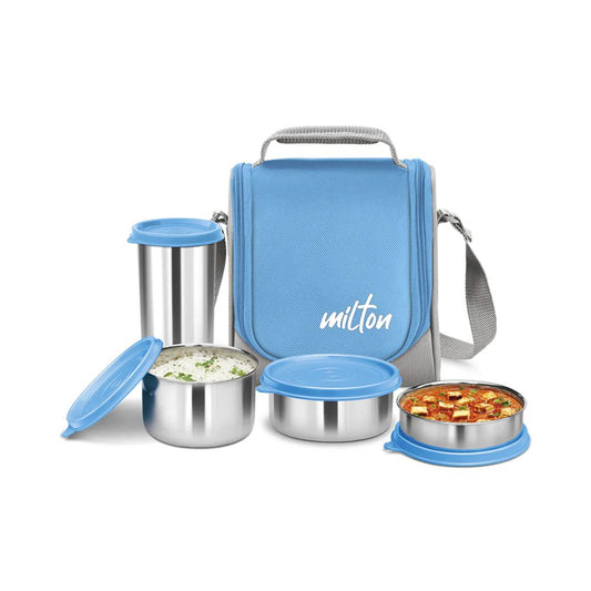 Milton Tasty 3 Stainless Steel Combo Lunch box - 1