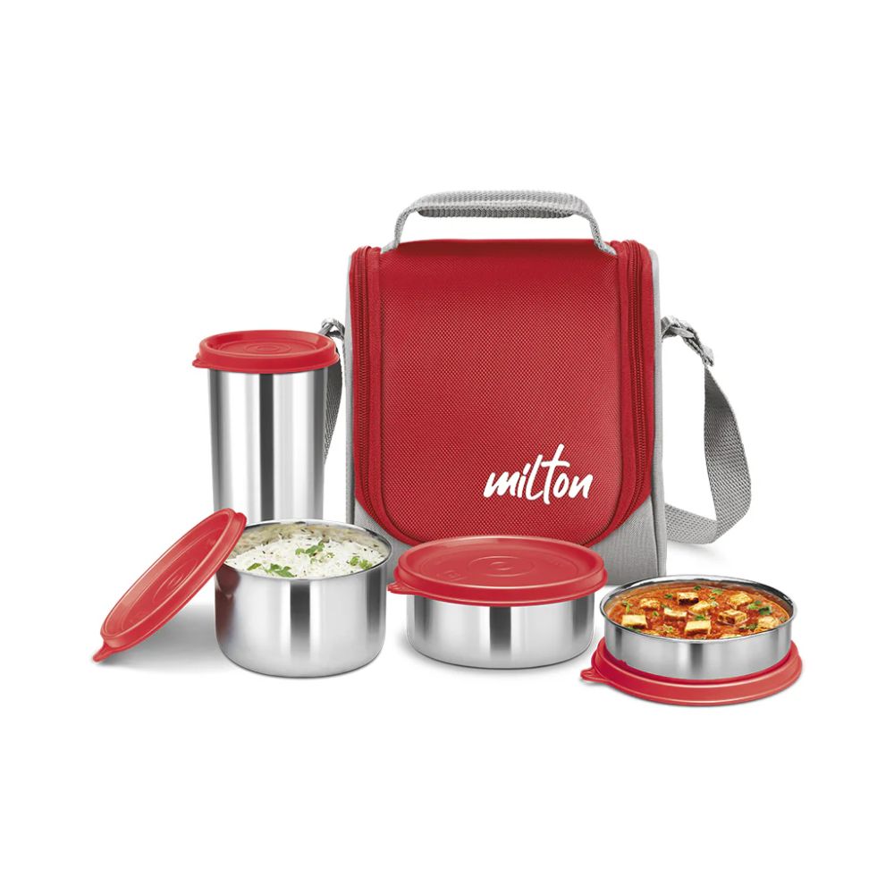 Milton Tasty 3 Stainless Steel Combo Lunch box - 4