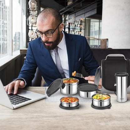 Milton Tasty Lunch 4 Combo Deluxe with 4 Containers and 1 Tumbler - 12