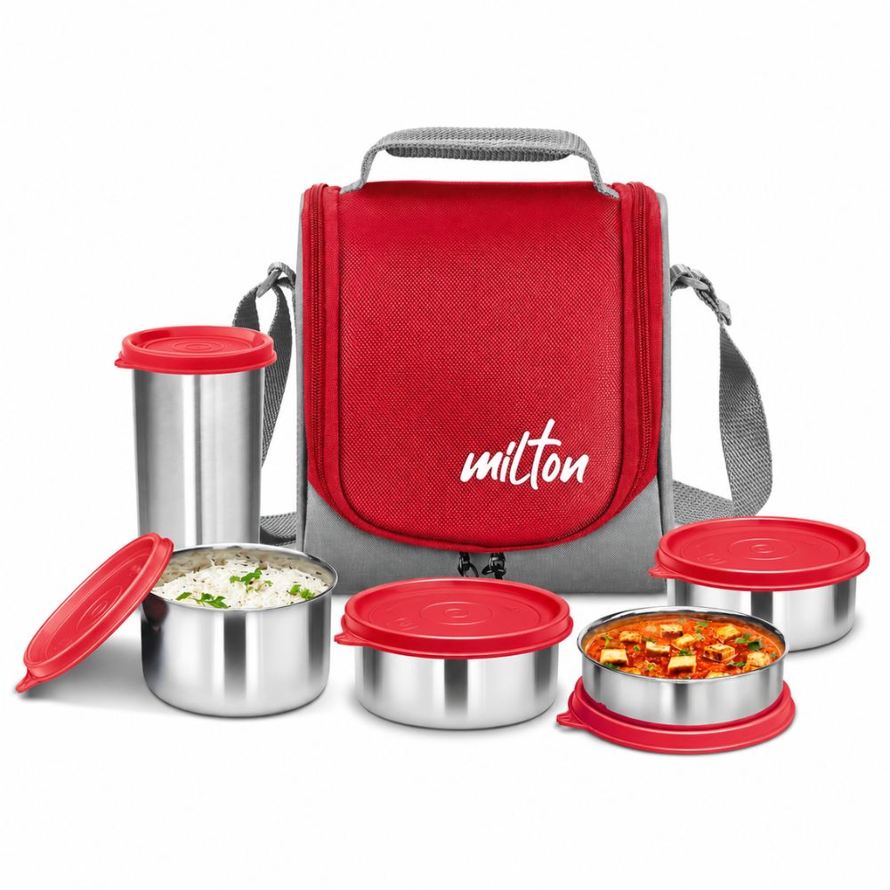 TBC M-LUXE I トライアルセット Milton Tasty Lunch 4 Combo Deluxe with 4 Containers and 1 Tumbler