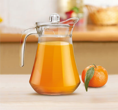 Treo Conical Fresh 1300 ML Glass Jug | Transparent | 1 Pc