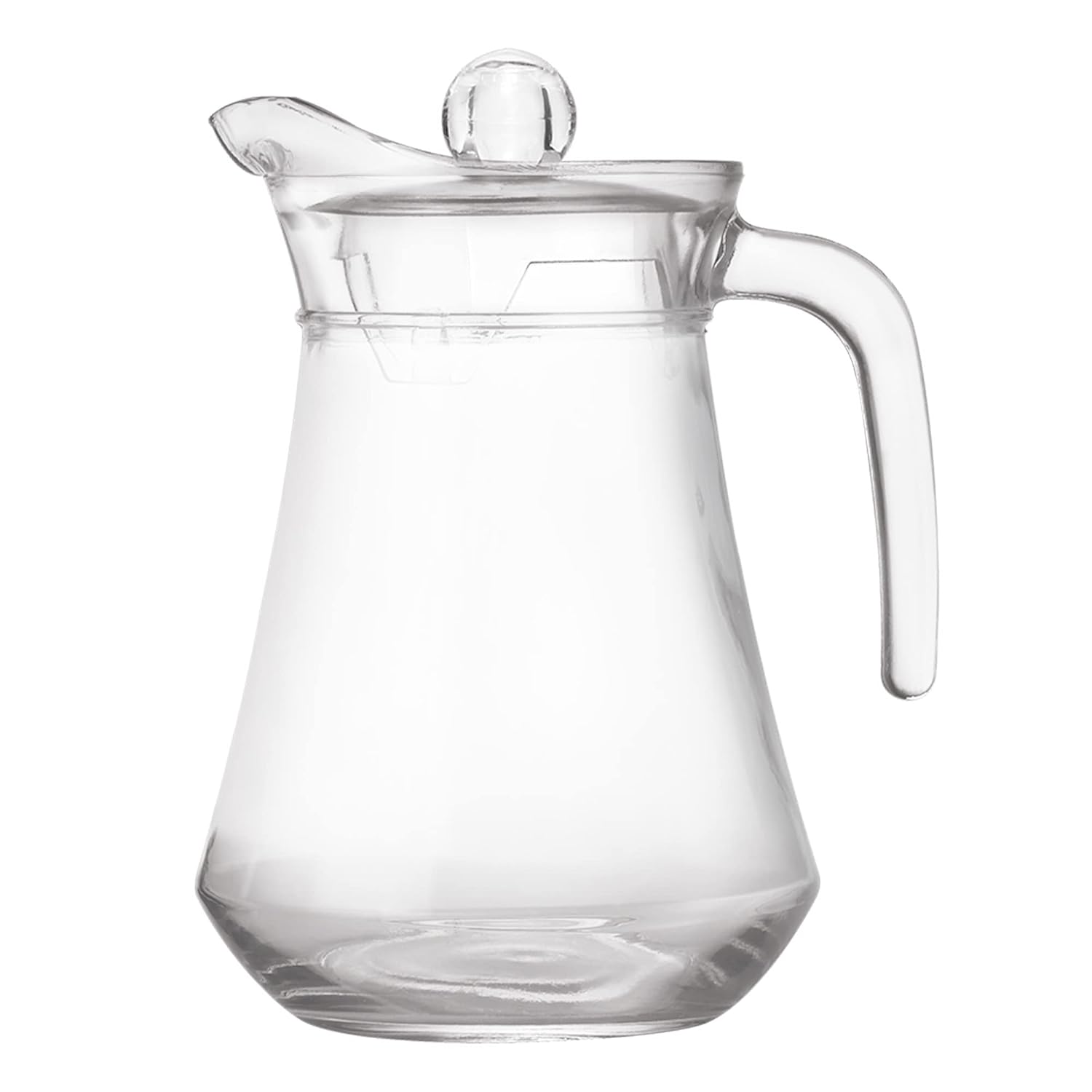 Treo Conical Fresh 1300 ML Glass Jug | Transparent | 1 Pc