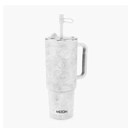 Milton Plastic Puris On the Go 1200 ML Tumbler with 2-in-1 Lid - 4