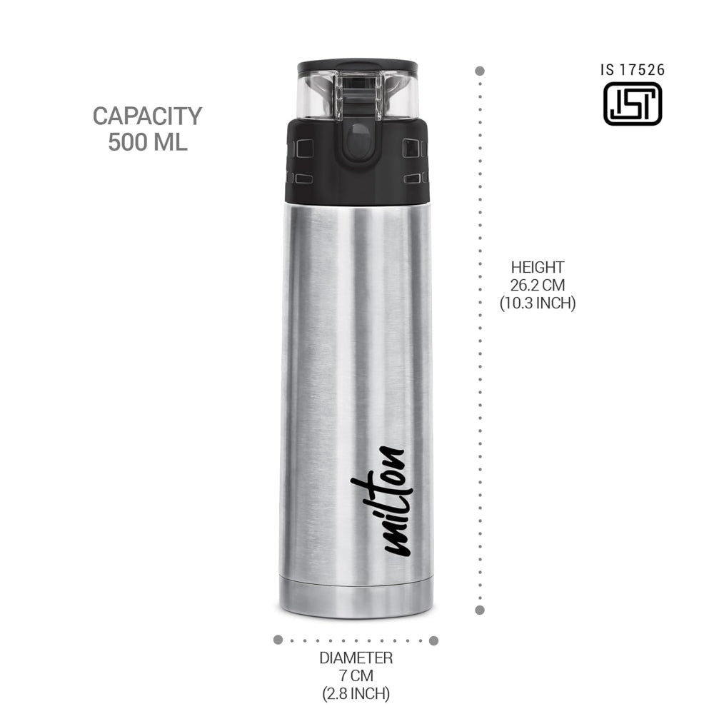 Milton Atlantis Thermosteel Insulated Water Bottle Hot and Cold Pc