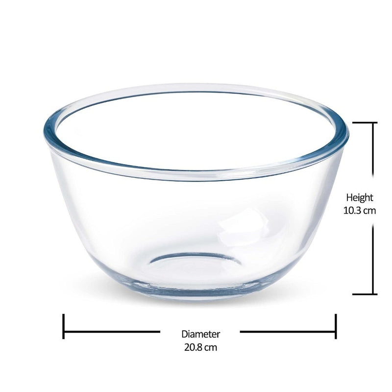 Treo Ovensafe Borosilicate Glass Mixing Bowl - 12