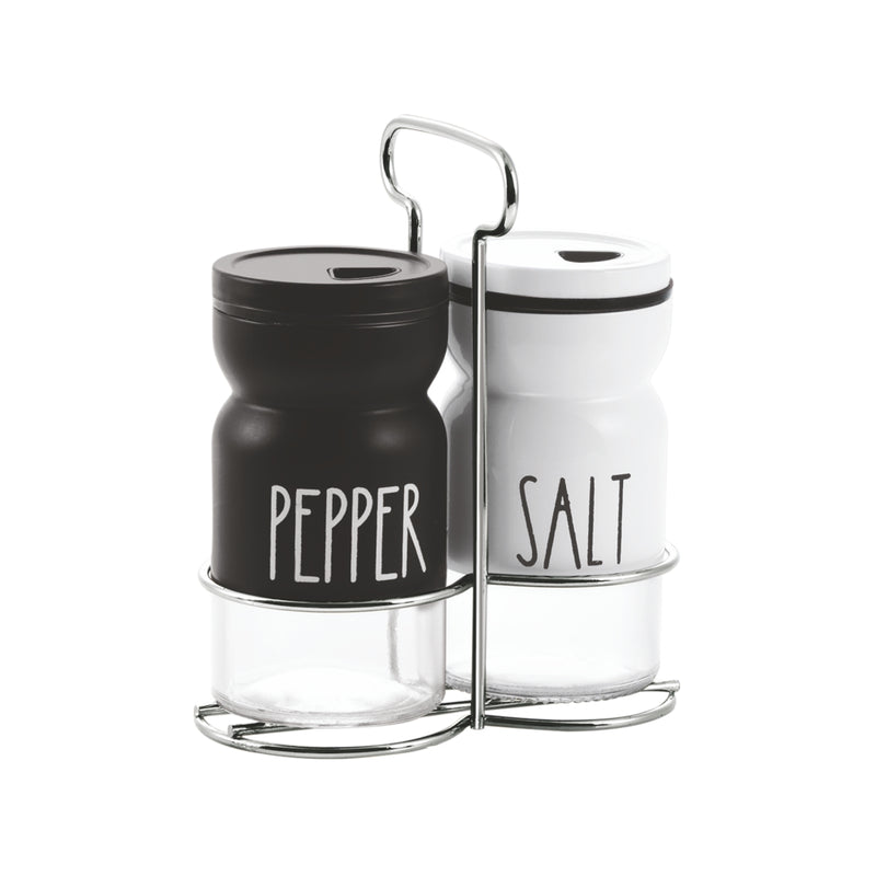 Treo Zesty Salt N Pepper Jar Set with Stand - 2