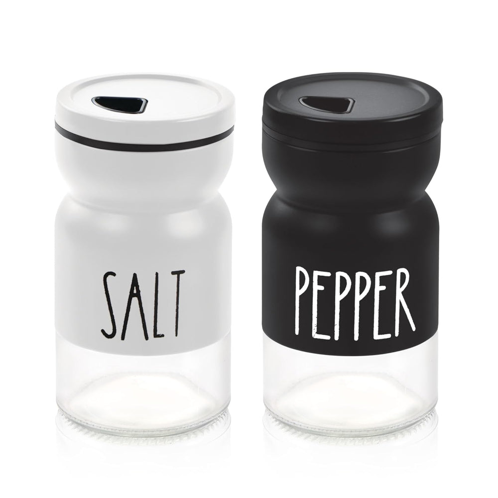 Treo Zesty Salt N Pepper Jar Set with Stand - 4