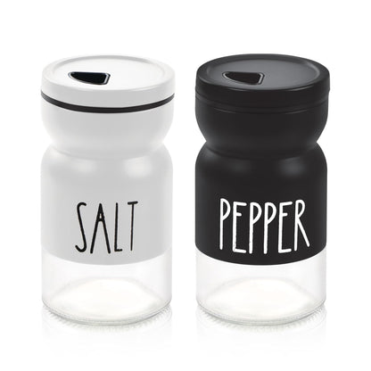 Treo Zesty Salt N Pepper Jar Set with Stand - 4