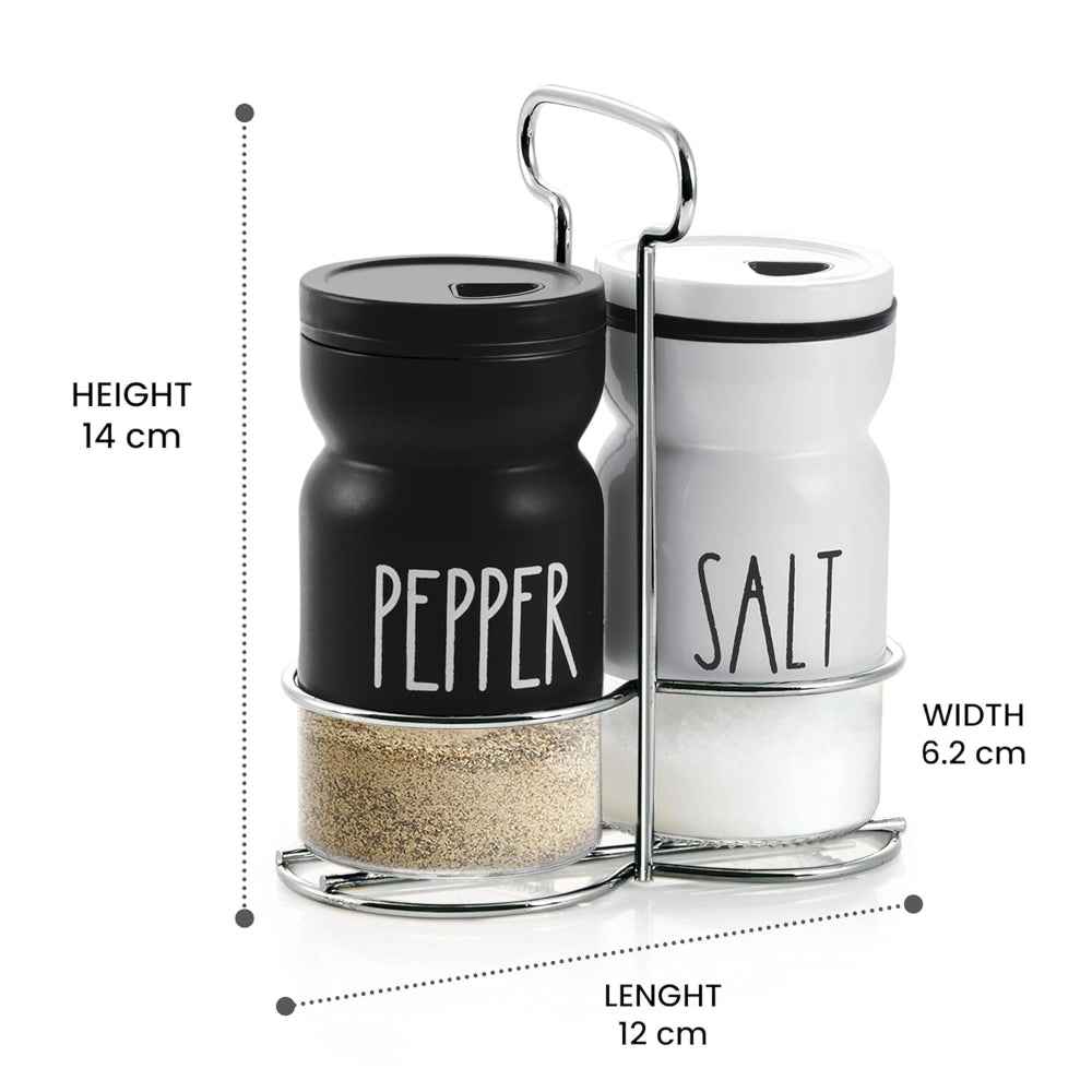 Treo Zesty Salt N Pepper Jar Set with Stand - 3