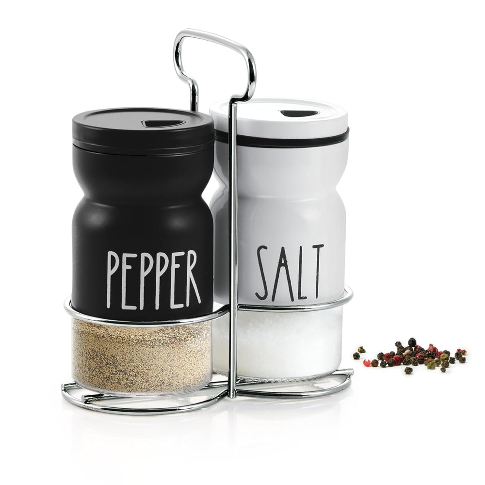 Treo Zesty Salt N Pepper Jar Set with Stand - 1