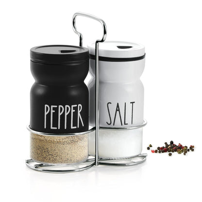 Treo Zesty Salt N Pepper Jar Set with Stand - 1