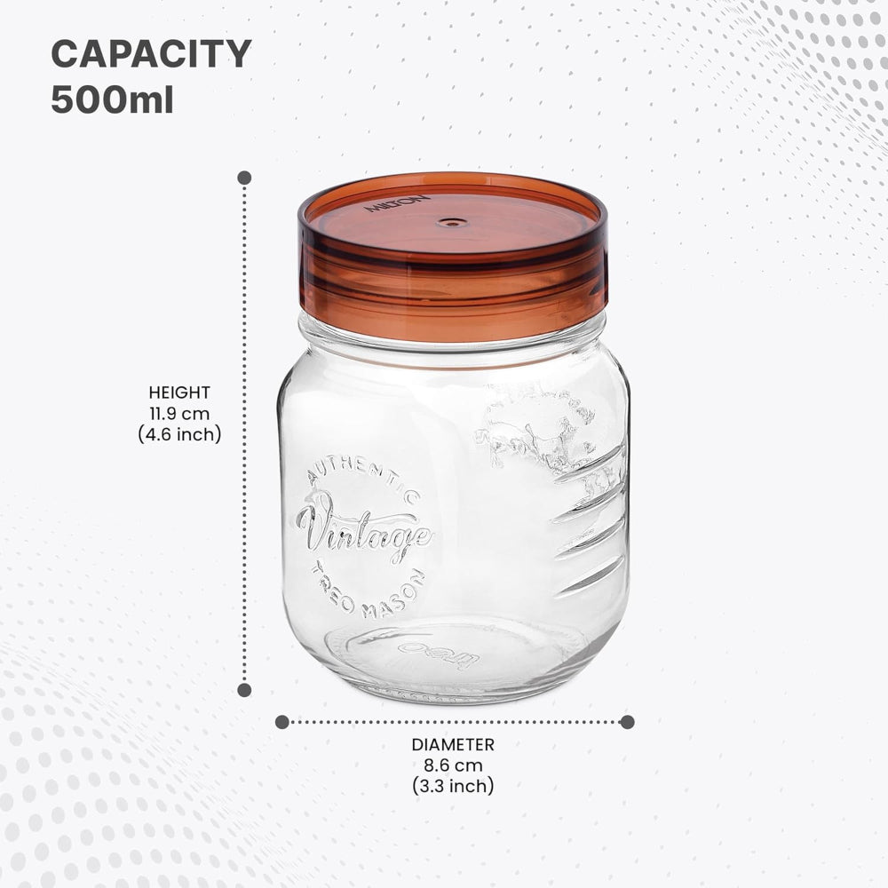 Treo Glass Vintage Jar - 4