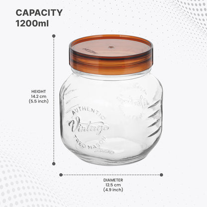 Treo Glass Vintage Jar - 13