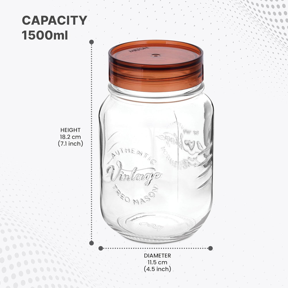 Treo Glass Vintage Jar - 16