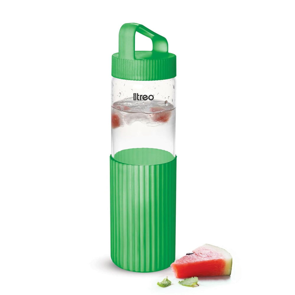 Treo Armor 700 ML Borosilicate Glass Water Bottle with Silicon Sleeve - 3