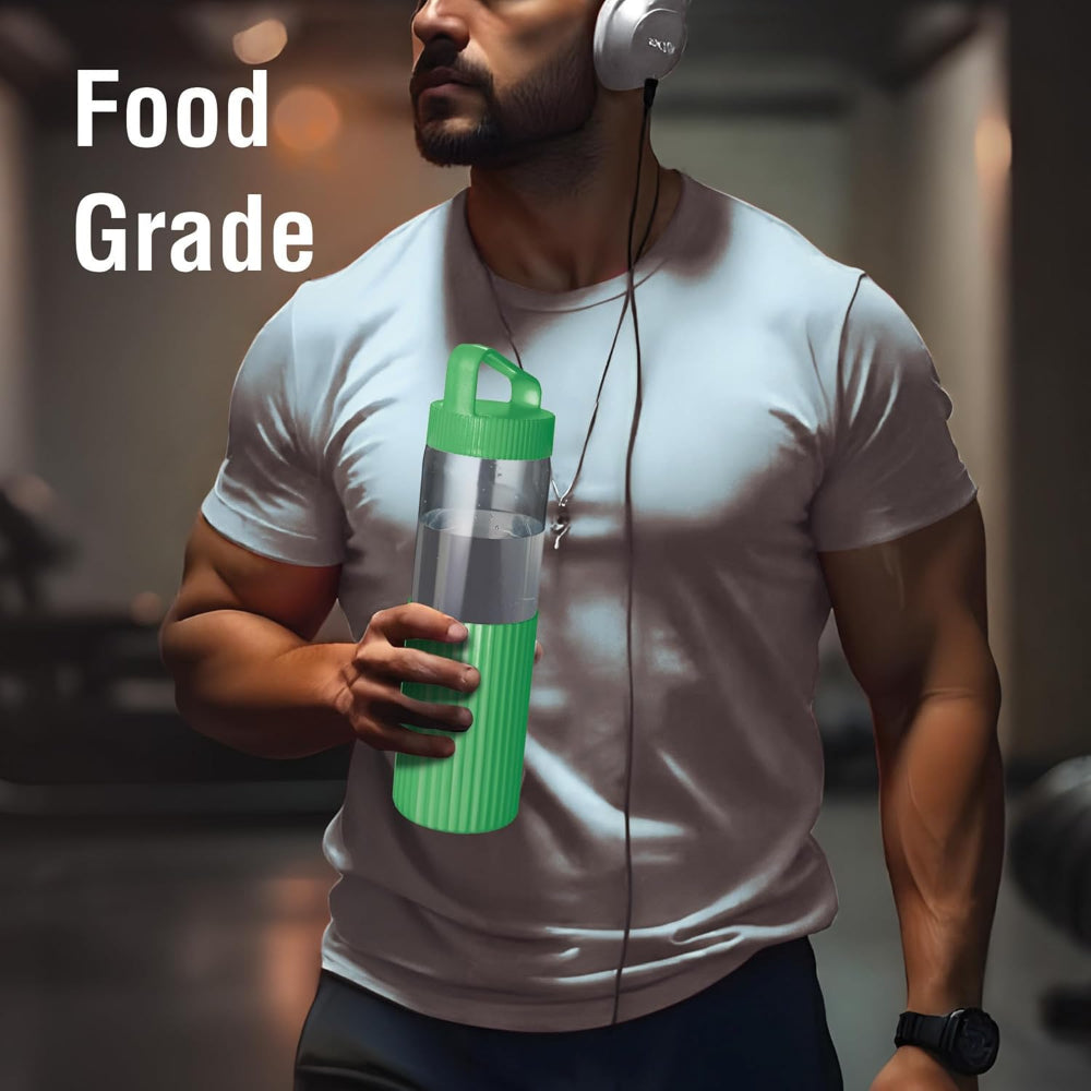 Treo Armor 700 ML Borosilicate Glass Water Bottle with Silicon Sleeve - 4