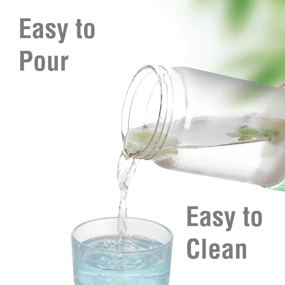 Treo Armor 700 ML Borosilicate Glass Water Bottle with Silicon Sleeve - 6