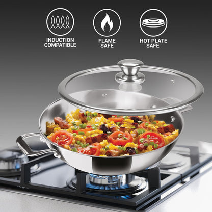 Milton Pro Cook Triply Stainless Steel Cookware Set - 7
