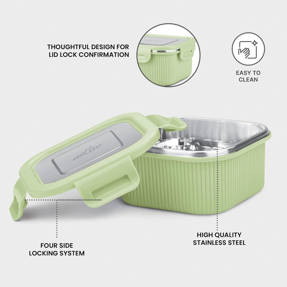 Milton Cool Touch Stainless Steel Square Container - 14