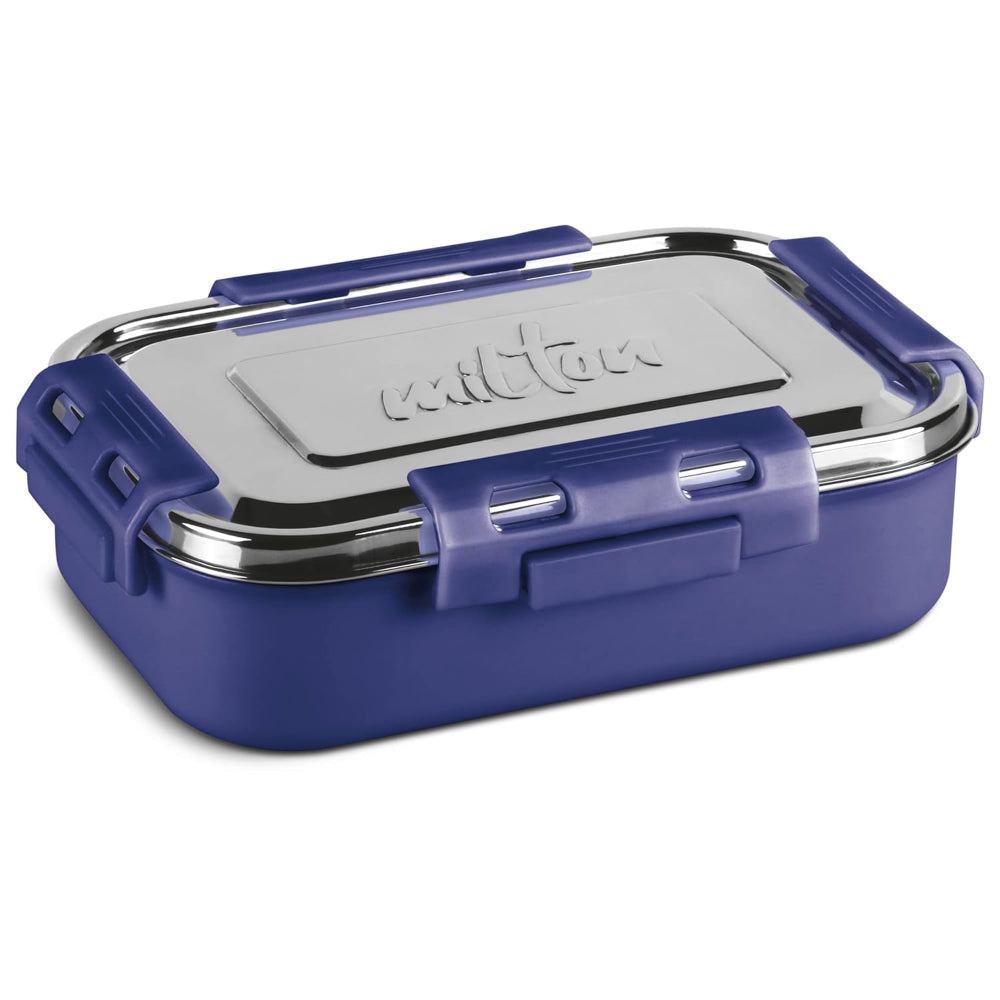 Milton Steel Flat Insulated Inner Stainless Steel Tiffin Box with Inner Container - 6