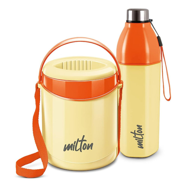 Milton Essential Gift Set - Econa Tiffin 3 + Hexone 900 Bottle - 6